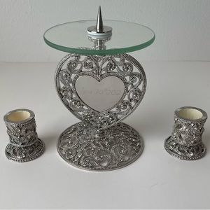 Things Remembered Park Ave Jeweled Wedding Ceremony Unity Candle Holder …